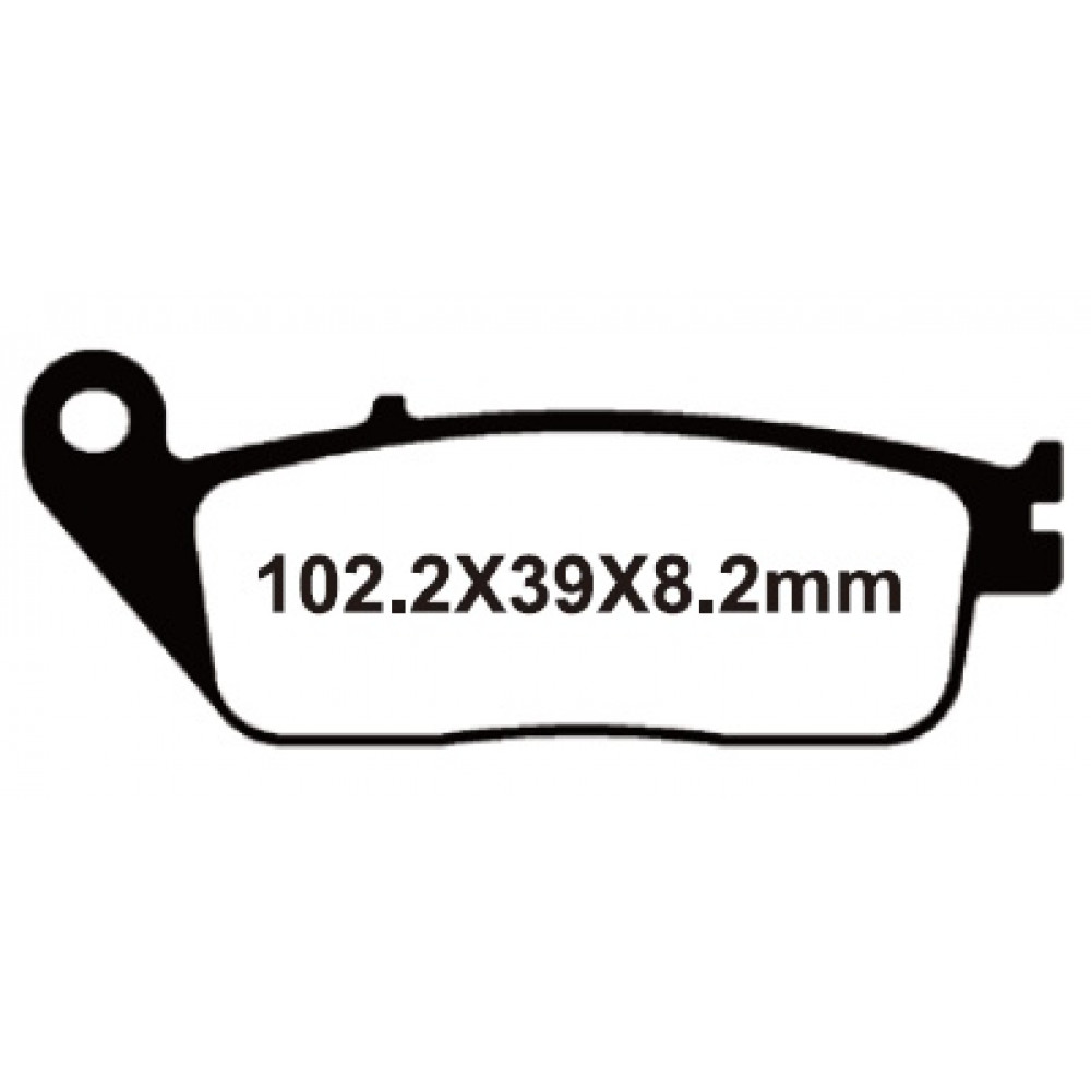 Тормозные колодки YONGLI YLF123 (FA226)