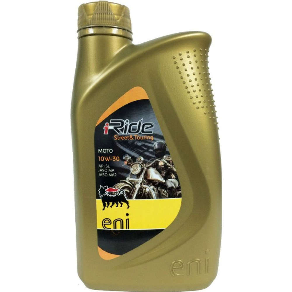 Масло моторное полусинтетическое 4-х тактное ENI i-Ride moto 10W30 1л