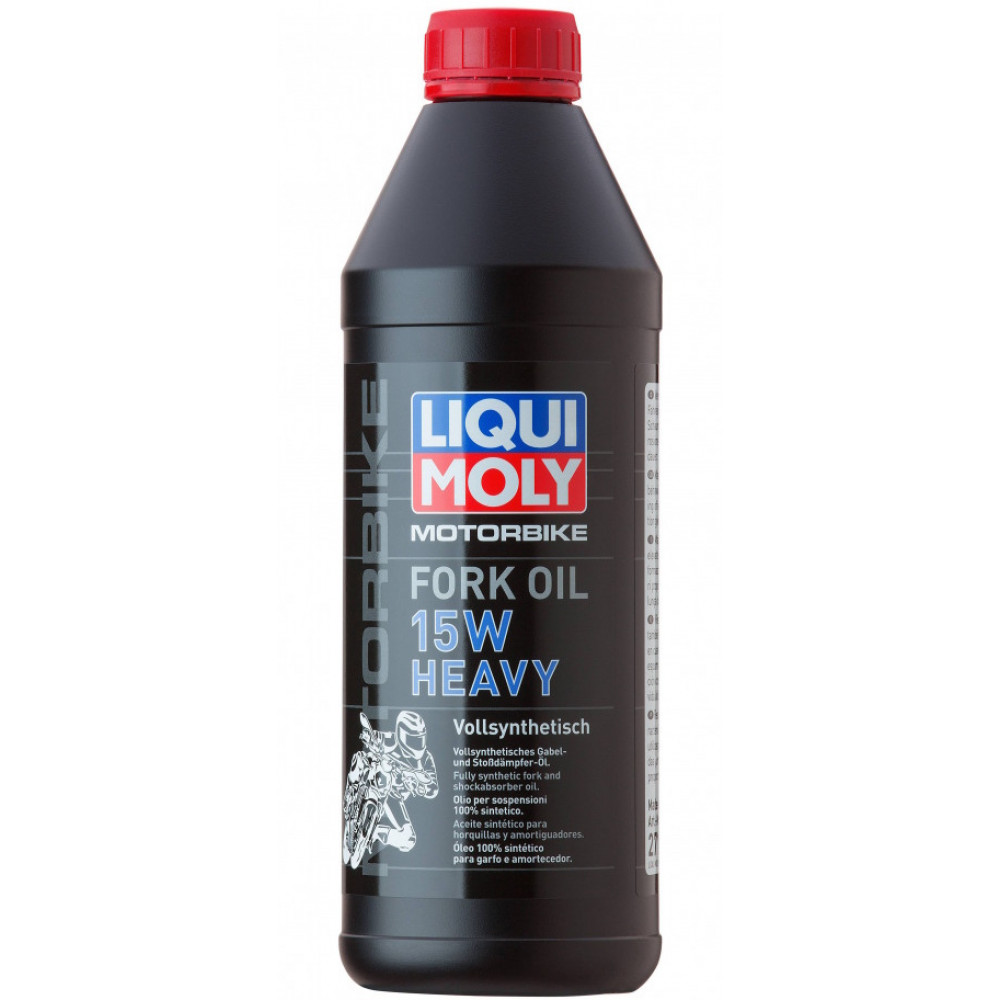 Liqui Moly син. масло д\вилок и аморт. Motorbike Fork Oil Heavy 15W 1л