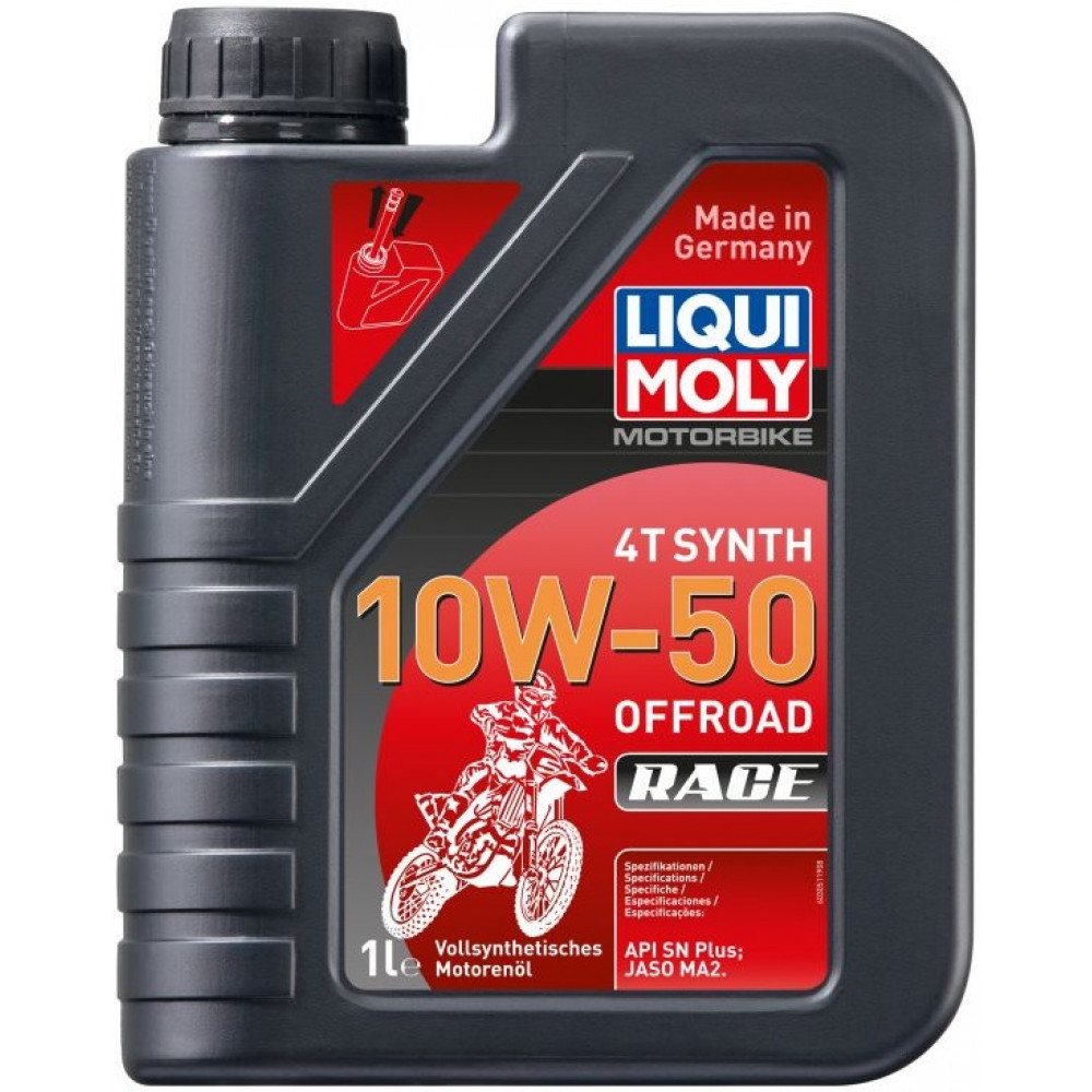 Liqui Moly Motorbike 4T Synth Offroad Rase SN MA2 10W50 1л