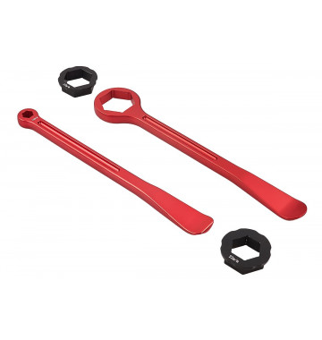 Лопатка монтажная алюминиевая с накидным ключом М27 SM-PARTS