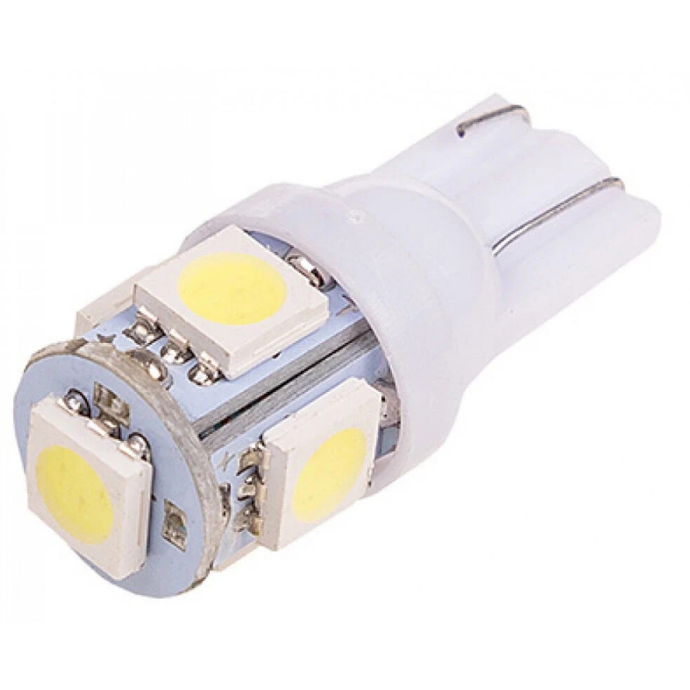 Лампа габарит, без цоколя (2шт) 5 SMD белый