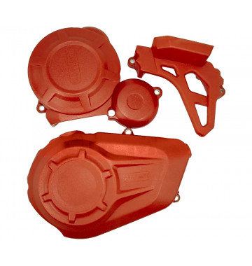 Крышки защитные на двигатель ZS PR c балансирным валом Regulmoto, Красный, , 845214-3