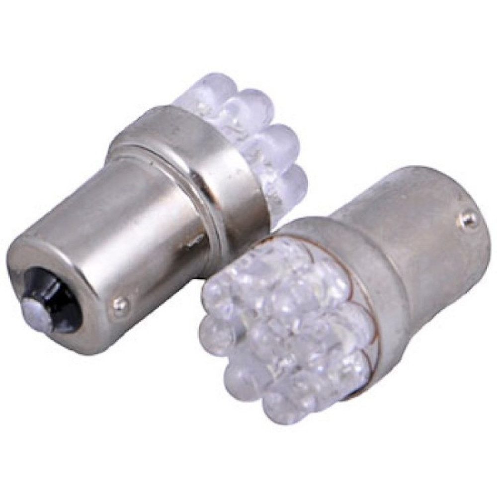 Лампа указатель поворота, одноконтактная (2шт) 9 LED желт.