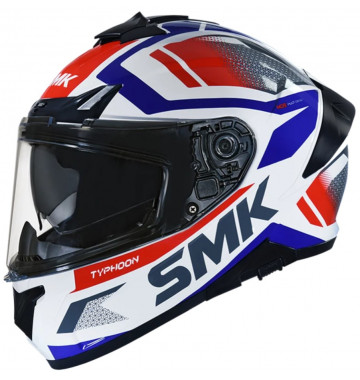Шлем SMK TYPHOON THORN, цвет белый/синий/красный (2XL)