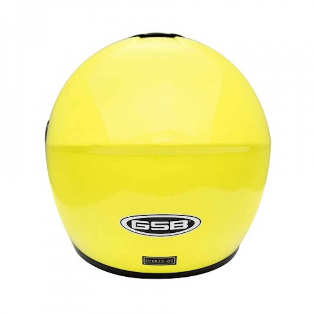 Мотошлем, шлем интеграл GSB G-349, Fluo Yellow M