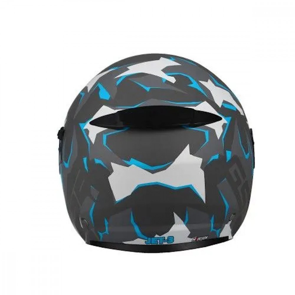 Мотошлем открытый GSB G-263 Blue Camo L