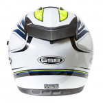 Шлем интеграл с солнцезащитными очками G-350 Blue Yellow XXL