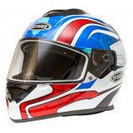 Шлем интеграл с солнцезащитными очками G-350 Blue Red XS