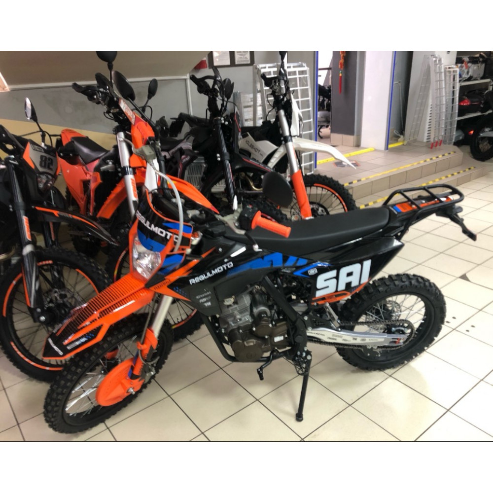 Мотоцикл Regulmoto SAI 200 с ПТС, Черный/ оранжевый, , 10808-1