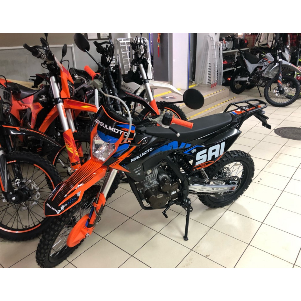 Мотоцикл Regulmoto SAI 200 с ПТС, Черный/ оранжевый, , 10808-1