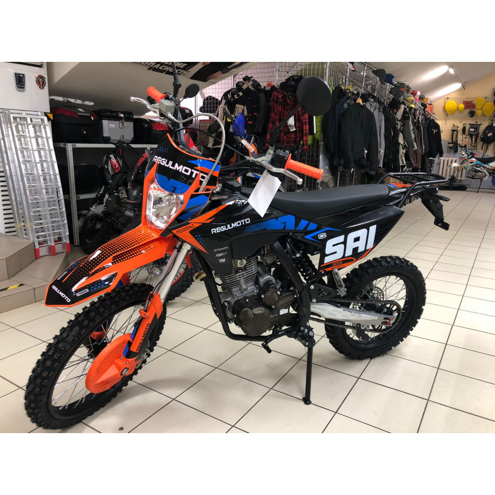 Мотоцикл Regulmoto SAI 200 с ПТС, Черный/ оранжевый, , 10808-1