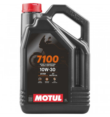 MOTUL 7100 4T (MA2) 10w30 4л. 100% синт. (масло моторн. для 4T мотоц.) МАРК