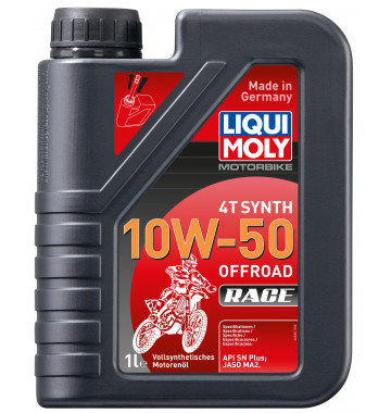 3051 LiquiMoly Синт-ое мот.масло д/4-т.мотоц. Motorbike 4T Synth Offroad Race 10W-50 SN Plus MA2 (1л)