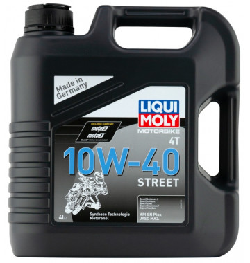 1243 LiquiMoly Синт-ое мот.масло д/4-т.мотоц. Motorbike 4T Street 10W-40 SP MA2 (4л)