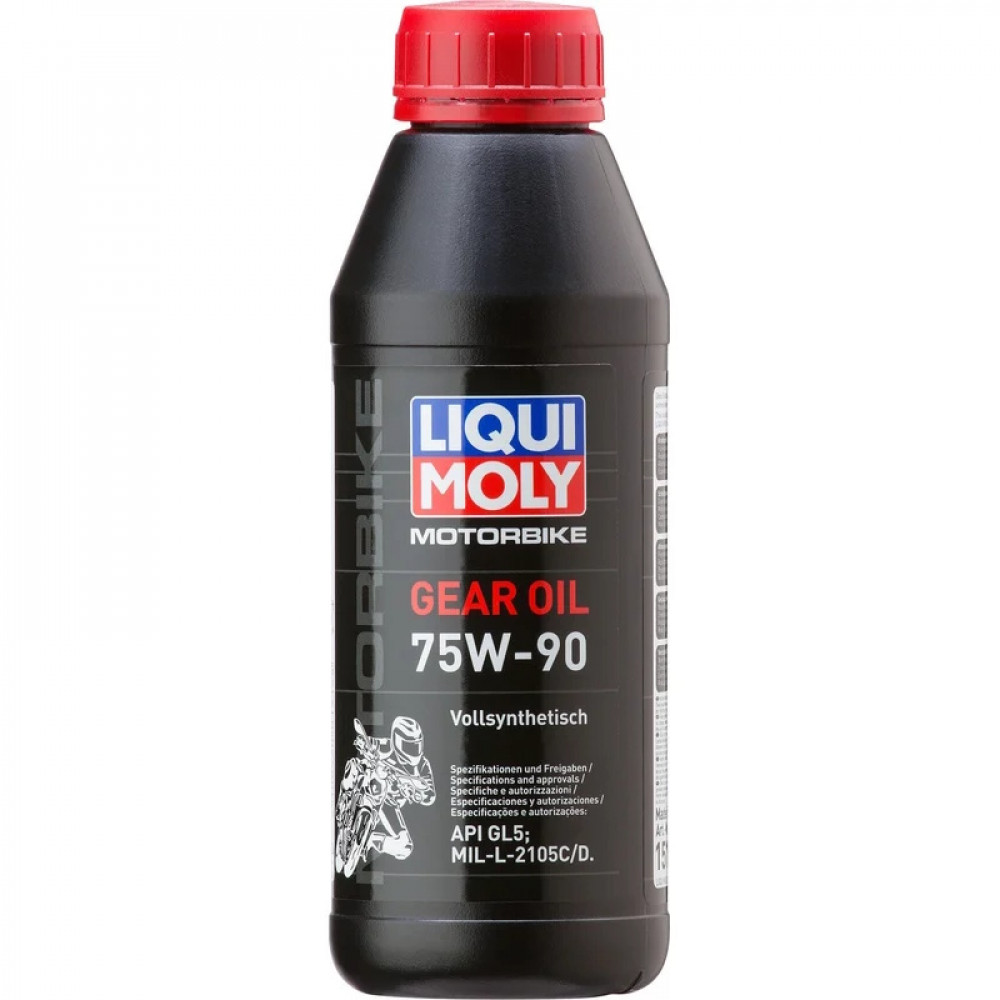 1516 LiquiMoly Синт-ое тр.масло д/мотоц. Motorbike Gear Oil 75W-90 GL-5 (0,5л)