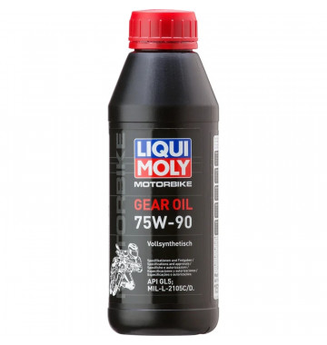 1516 LiquiMoly Синт-ое тр.масло д/мотоц. Motorbike Gear Oil 75W-90 GL-5 (0,5л)