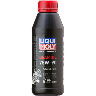 1516 LiquiMoly Синт-ое тр.масло д/мотоц. Motorbike Gear Oil 75W-90 GL-5 (0,5л)