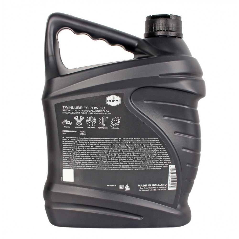 Eurol Масло моторное для 4T двигателей Motorcycle 10W-40 MA-2/MA 4л