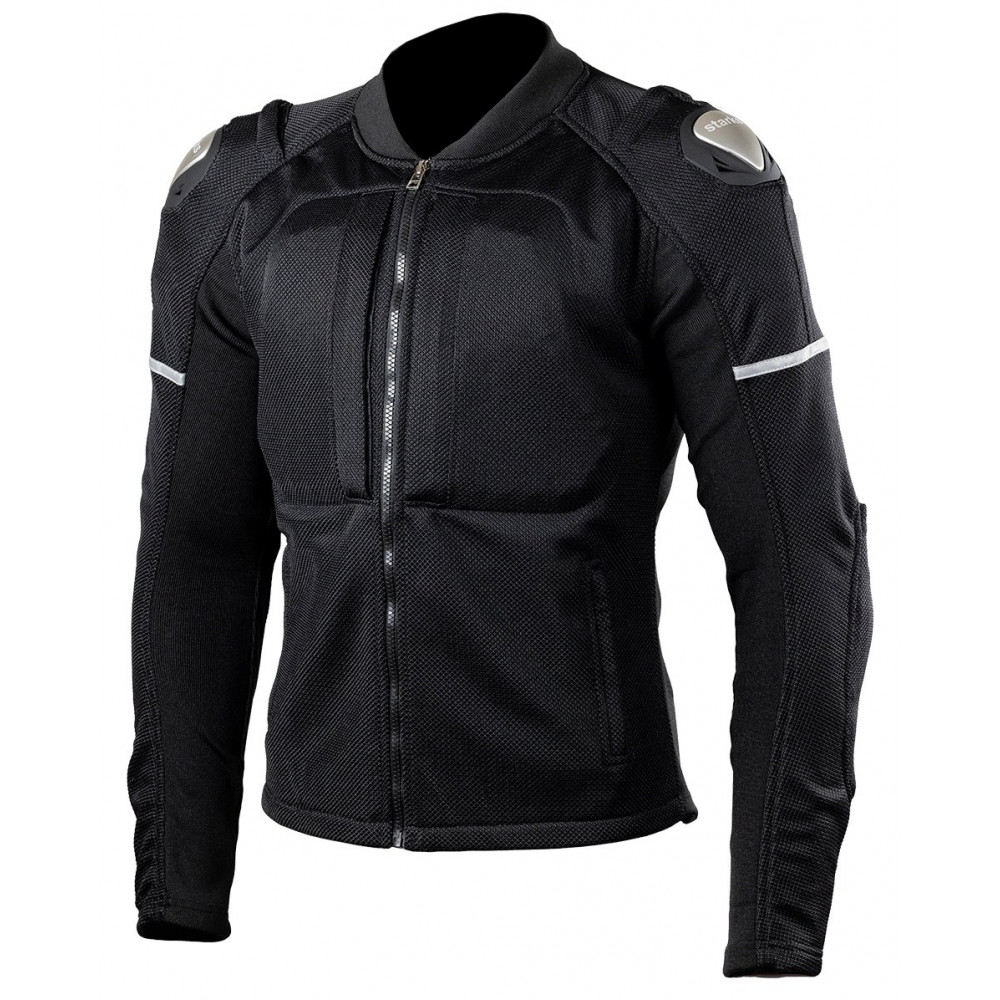 STARKS Мотокуртка AIR Shell 3.0 full protection муж. Чёрный (L)