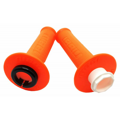 Ручки руля (грипсы) NIBBI Racing "Lock-on", Оранжевый, , 252081-4