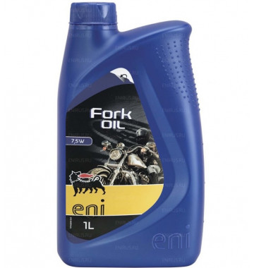Масло вилочное для мотоциклов и скутеров ENI Fork 7,5W 1л