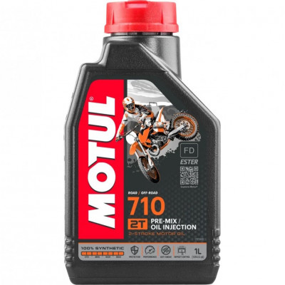MOTUL 710 2T 1л. 100% синт. для 2Т мототехн. (масло моторн.)