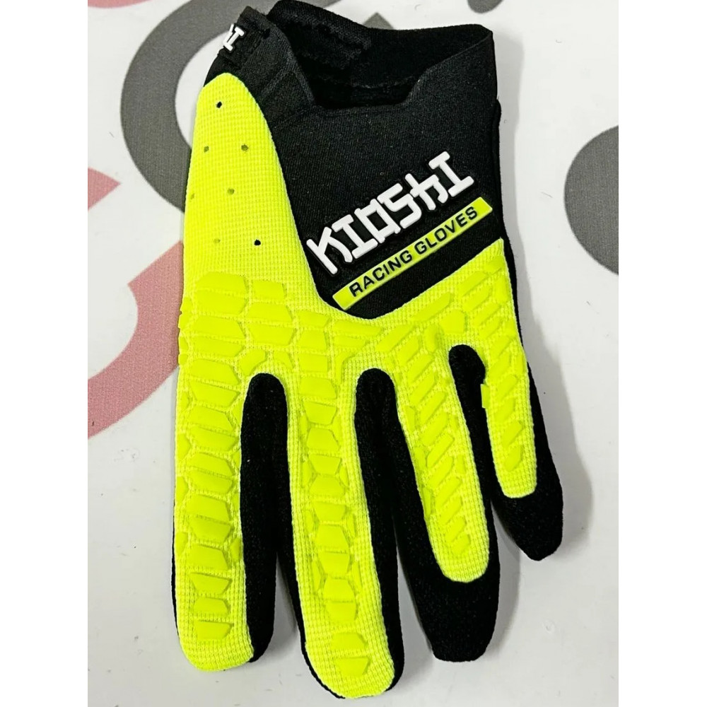 Мотоперчатки Kioshi GLK001 Детские, Зеленый, L, 441222-11