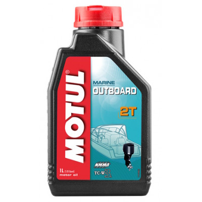 MOTUL OUTBOARD 2T 1л. (масло для 2Т подвесных лодочных моторов) марк