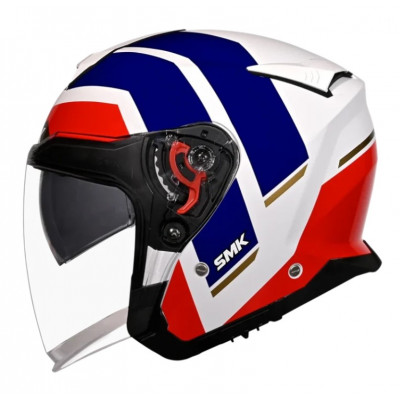 Шлем SMK GTJ ROVER, цвет синий/красный/белый M