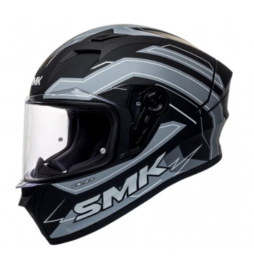 Шлем SMK STELLAR BOLT, цвет чёрный/серый, матовый XL