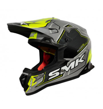 Шлем SMK ALLTERRA MAVERIX, цвет серый/желтый L