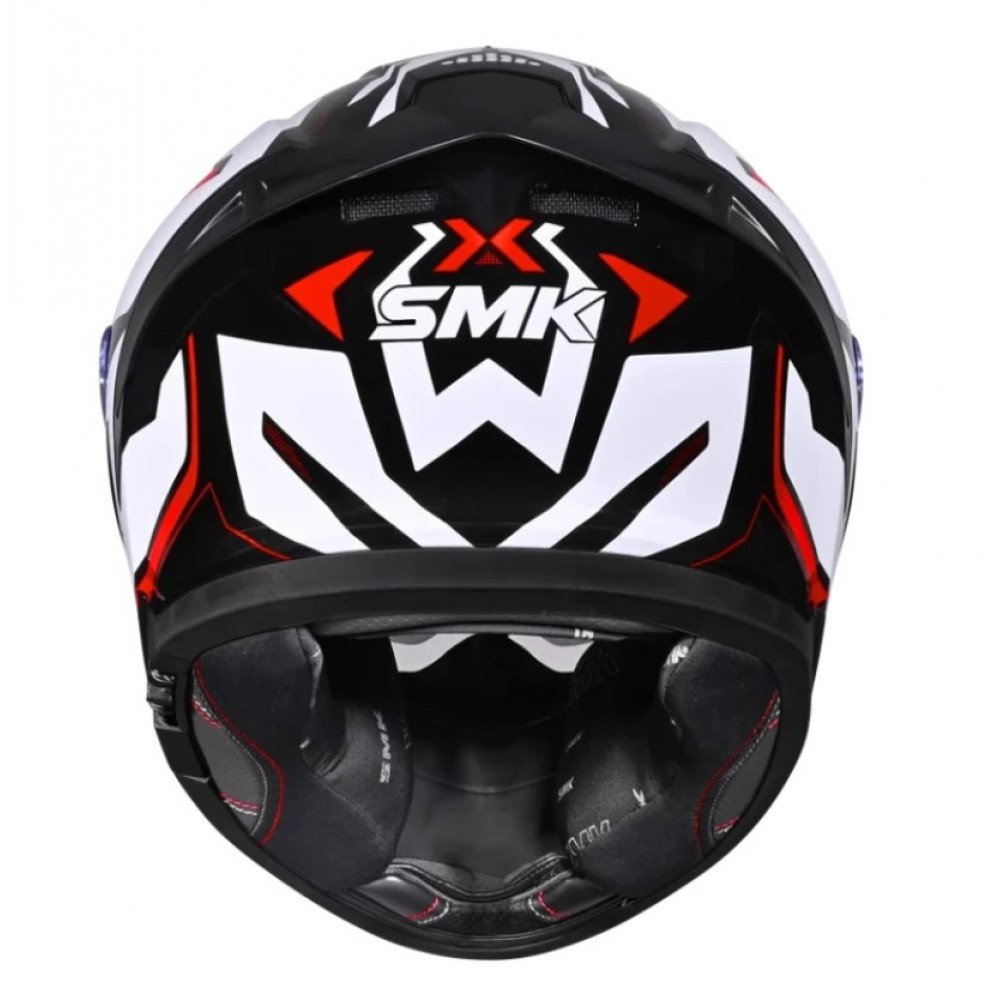 Шлем SMK TYPHOON AZONIX, цвет черный/белый/красный XL