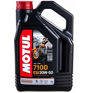 MOTUL 7100 4T (MA2) 20w50 4л. 100% синт. (масло моторн. для 4T мотоц.)