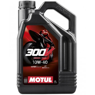 MOTUL 300V 4T ROAD RACING 10w40 4л. 100% синт. ESTER Core (масло моторное)