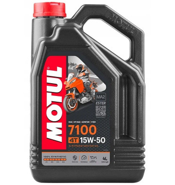 MOTUL 7100 4T (MA2) 15w50 4л. 100% синт. (масло моторн. для 4T мотоц.)