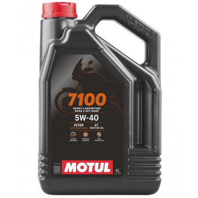 MOTUL 7100 4T (MA2) 5w40 4л. 100% синт. (масло моторн. для 4T мотоц.) марк