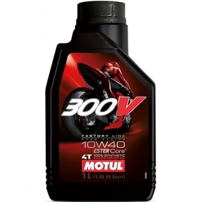 MOTUL 300V 4T ROAD RACING 10w40 1л. 100% синт. ESTER Core (масло моторное)