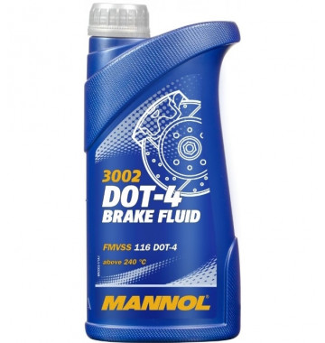 ЖИДКОСТЬ ТОРМОЗНАЯ "MANNOL" DOT-4 (0,910кг)