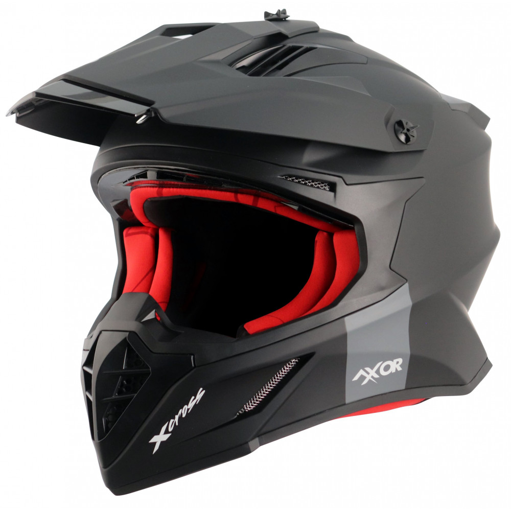 Шлем AXOR X-CROSS SC, цвет матовый черный M