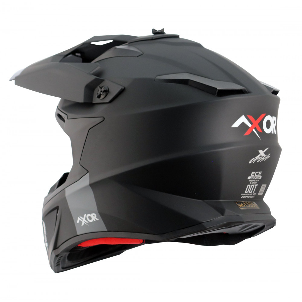 Шлем AXOR X-CROSS SC, цвет матовый черный M