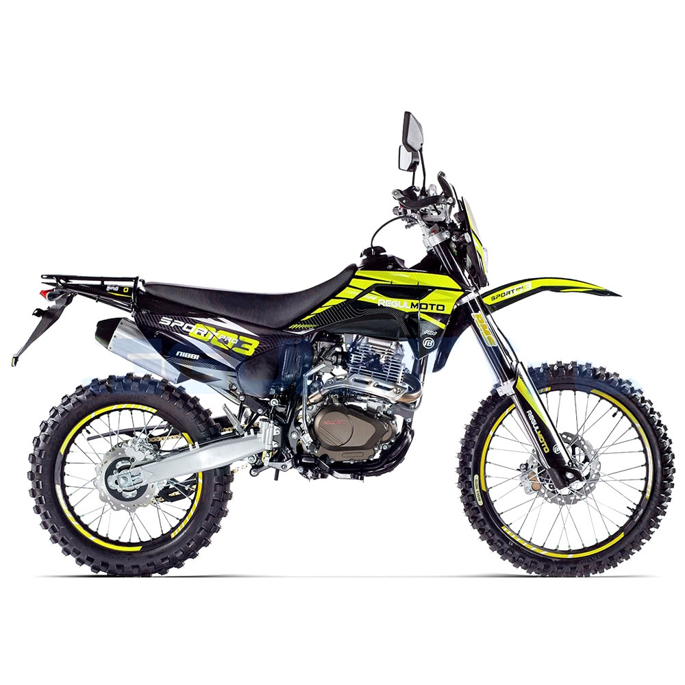 Мотоцикл Regulmoto ZZ PR 300 6 передач с ПТС, Черный/ зеленый , , 158754-1