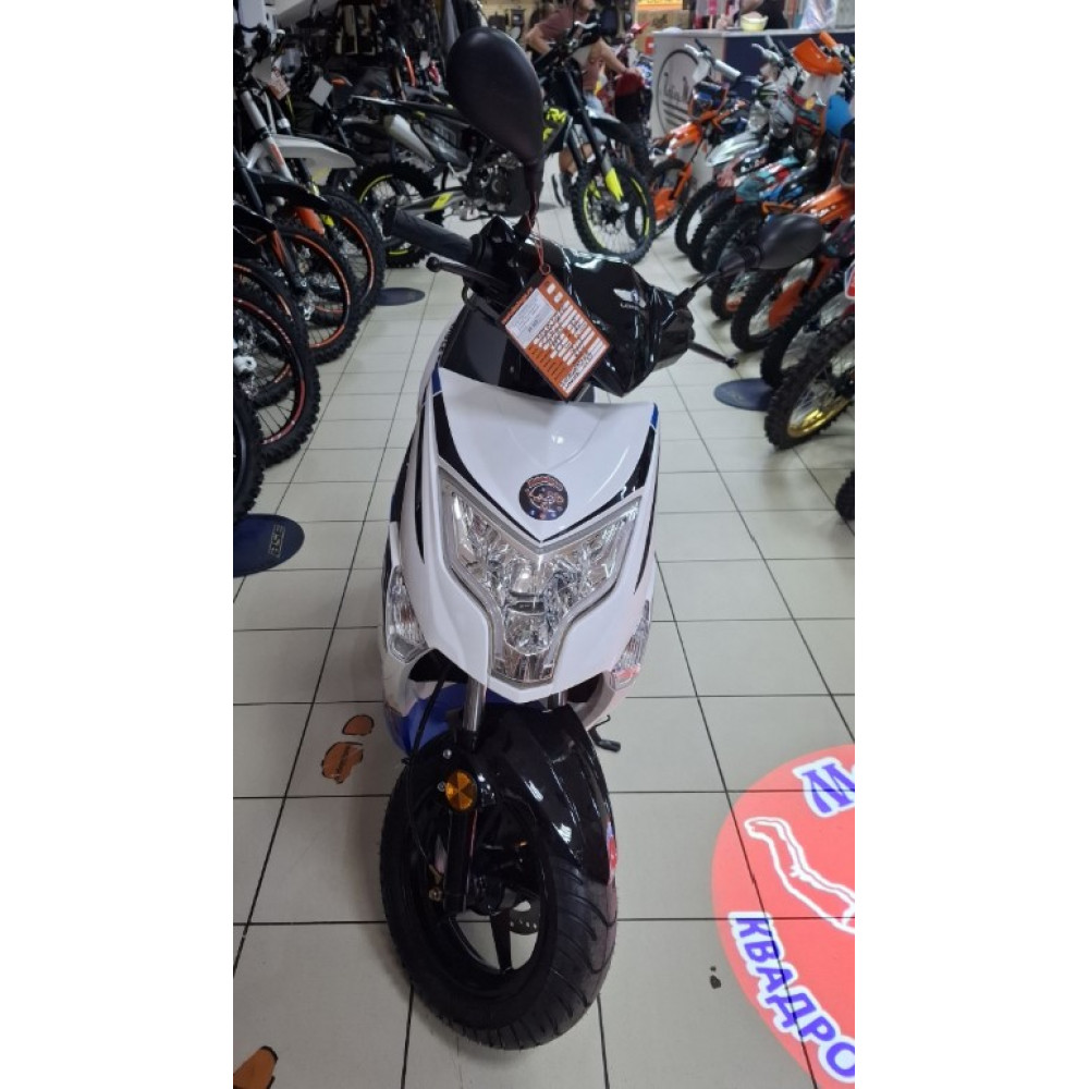 Скутер Regulmoto EAGLE 50 (LJ50QT-3L) колёса R12, Белый/синий, , 100021/1-1