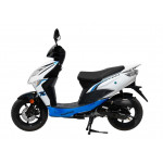 Скутер Regulmoto EAGLE 50 (LJ50QT-3L) колёса R12, Белый/синий, , 100021/1-1