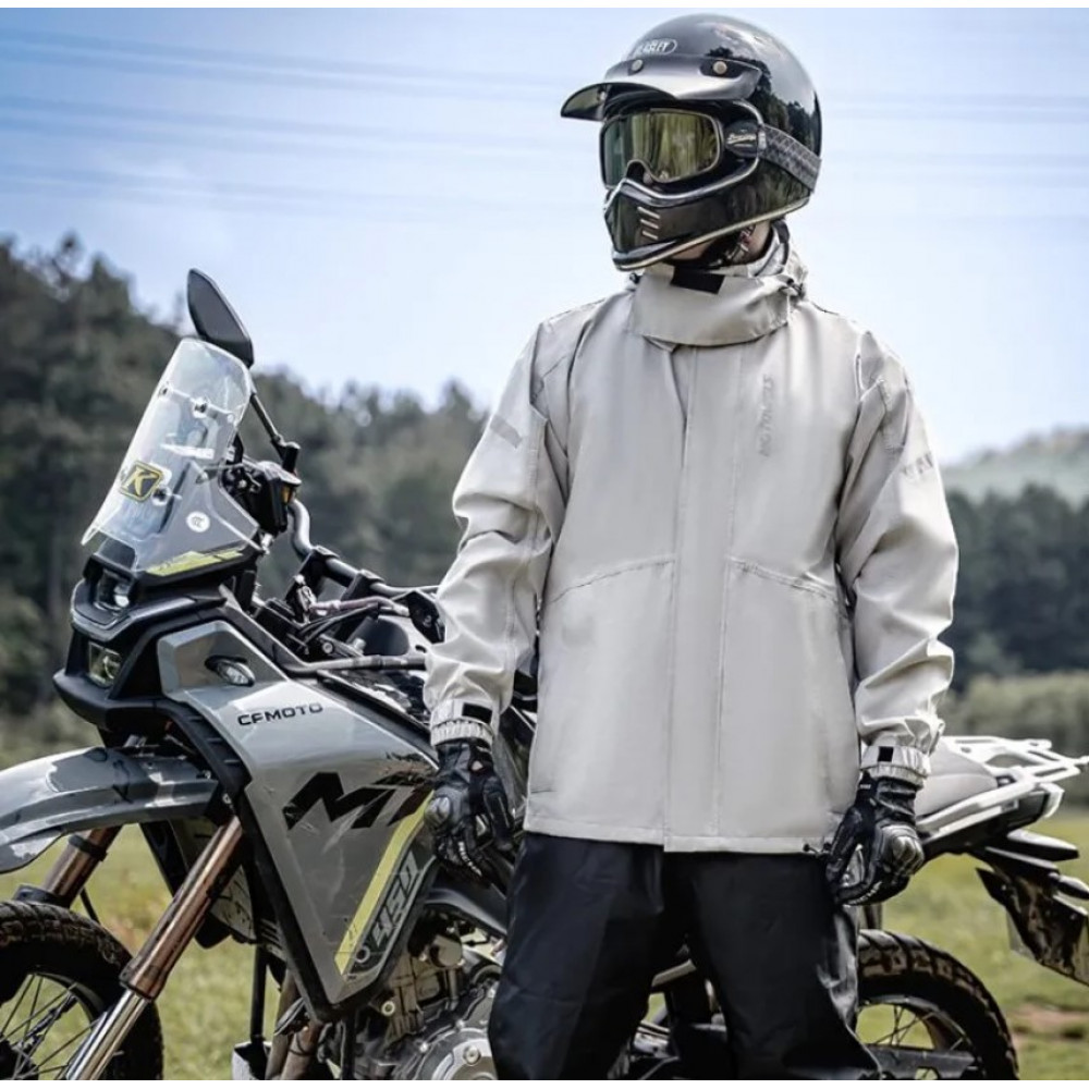 Дождевик MOTOWOLF MDL0405 серый 2XL