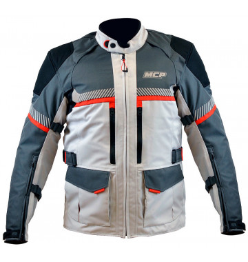 MCP Мотокуртка туристическая Everglade (черно-светло-серый, black-light grey, XL)