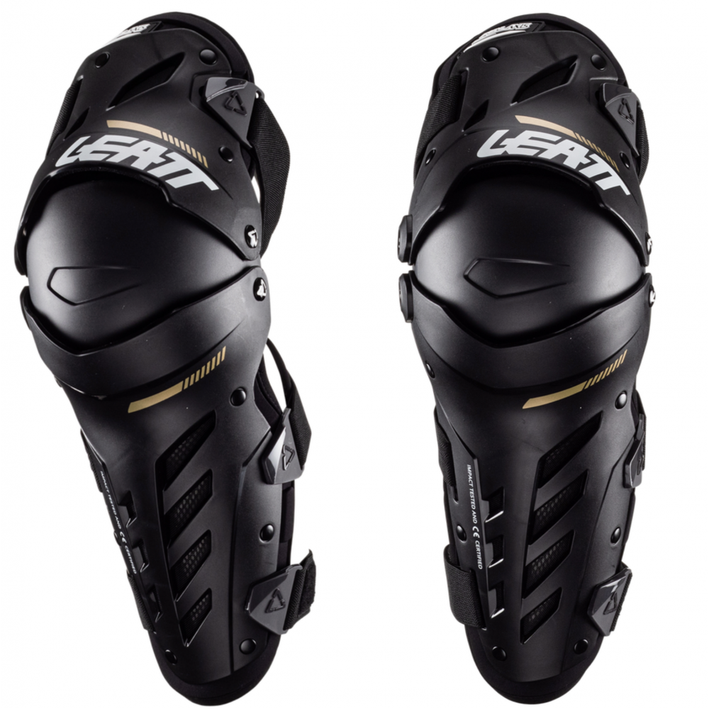 Наколенники Leatt Dual Axis Knee & Shin Guard, Black, XXL, 2024 (5022141232)