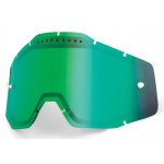 Линза 100% RACECRAFT/ACCURI/STRATA VENTED DUAL PANE LENS ANTI-FOG MIRROR GREEN (51006-005-02)