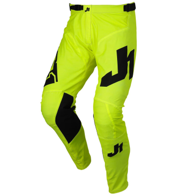 Брюки для мотокросса JUST1 J-ESSENTIAL SOLID Hi-Vis желтый 32