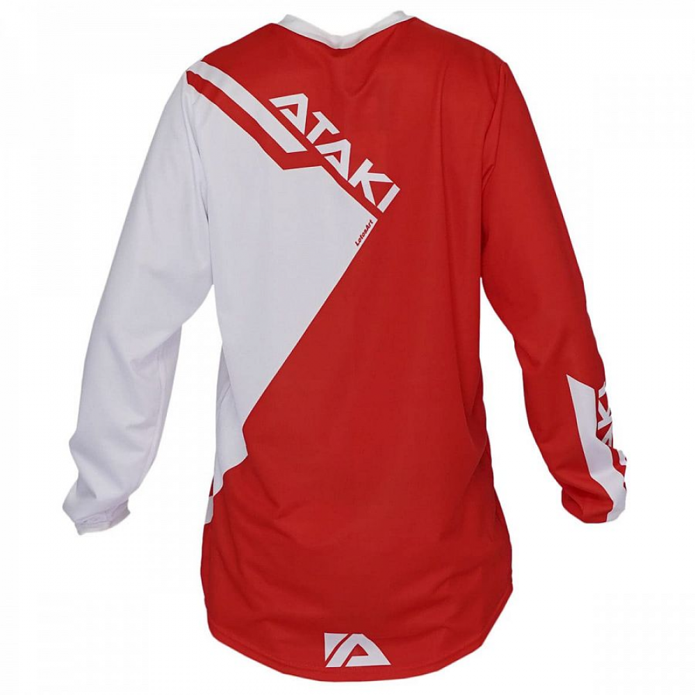 Джерси ATAKI Impact красный/белый XXL